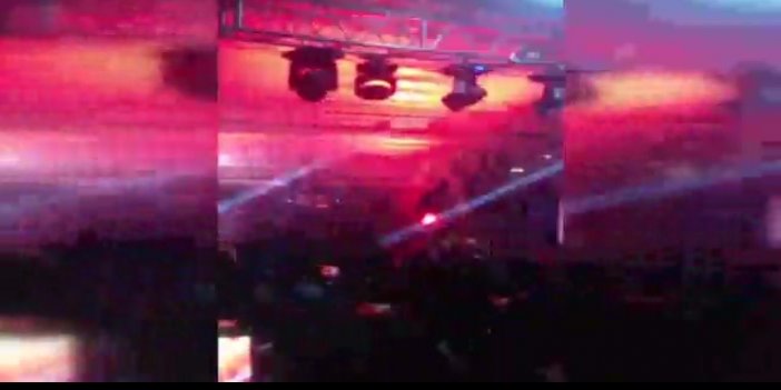 Aleyna Tilki konserine saldırı anı kamerada