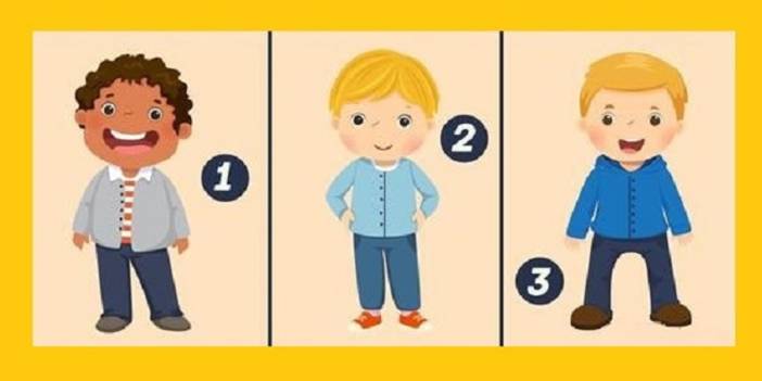 Mantık Testi: Resimdeki Çocuklardan Hangisi Kız?