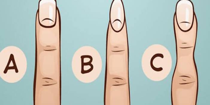 Resimdeki parmaklardan hangisi seninki? Parmağınızın şekli kişiliğiniz hakkında bakın ne diyor?