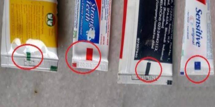 Diş macunu tüpündeki siyah, yeşil, mavi, kırmızı çizgiler ne anlama geliyor? Satın alırken mutlaka dikkat edin...