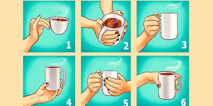 Karakter testi: Bardağınızı nasıl tutuyorsunuz? Tutuş şekliniz gizli kişilik özelliğinizi söylüyor...