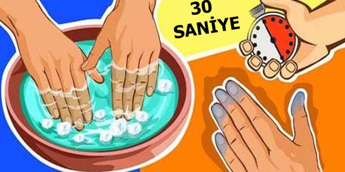 Kalbinizi ve dolaşım sisteminizi test etmek için avuçlarınızı 30 saniye buzlu suda bekletin