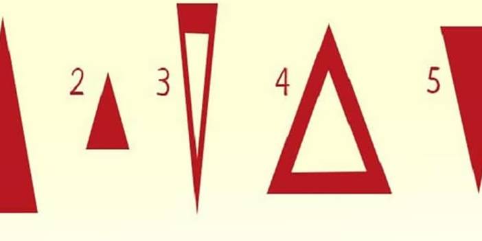 Triangle test that is 100% correct: The triangle you choose will tell your attitude towards life
