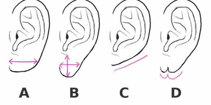 Kulaklarınızın şekli, kendinizi aşkta nasıl ifade ettiğinizi söylüyor! Denemek ve öğrenmek ister misiniz?