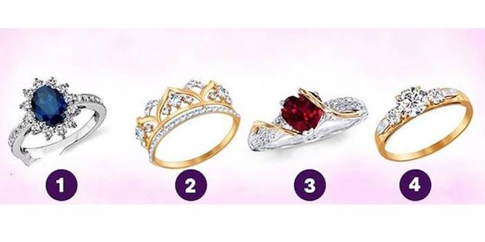 It surprises with its accuracy: choose a ring and find out what kind of woman you are...