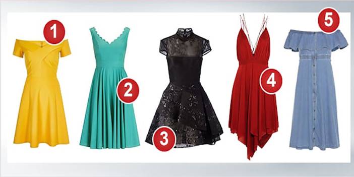 Kadınları kadınlara anlatan elbise testi: Seçtiğin elbise bak sana ne söylüyor?