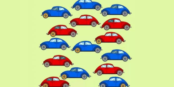 Tüm bildiklerinizi unutun: Resimdeki tek arabayı 5 saniyede bulabilir misin?