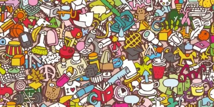 Akıllı insanları bile çıldırtan optik yanılsama: 10 saniye de patates kızartmasını bulan çıkmadı