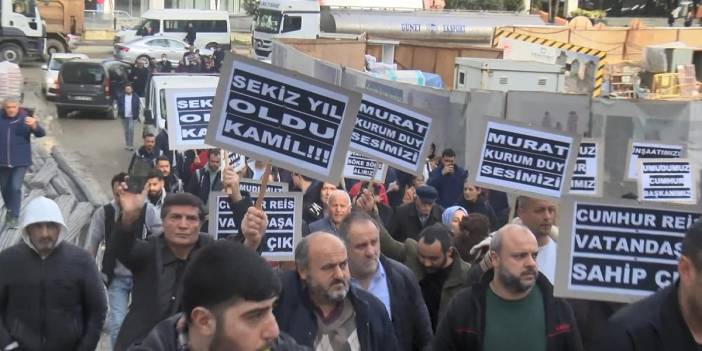 Kentsel dönüşüm mağdurları eylemde: Kiralarımızı ödememekle tehdit ediyorlar