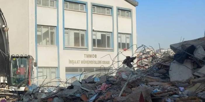 Enkazın içinde bir tek TMMOB binası sağlam kaldı: Deprem onu yıkamadı