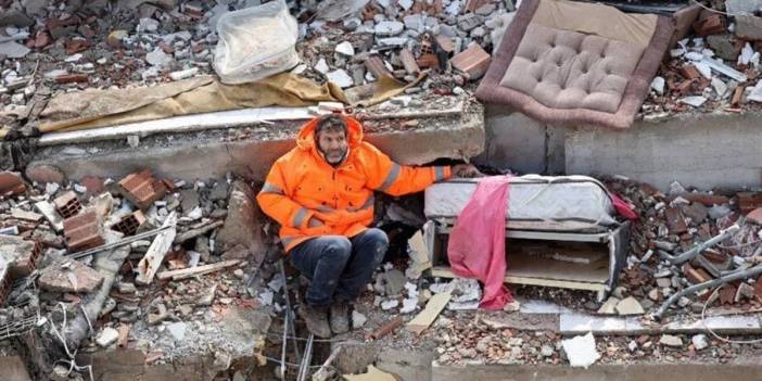 Depremin sembol fotoğrafını çeken muhabir anlattı: Ağlamamak için kendimi zor tuttum