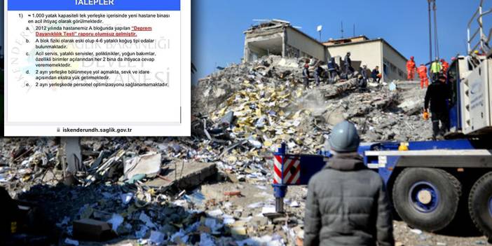 'Bu resmen cinayete teşebbüs' Yıkılan hastanenin 'ihmal' raporu ortaya çıktı