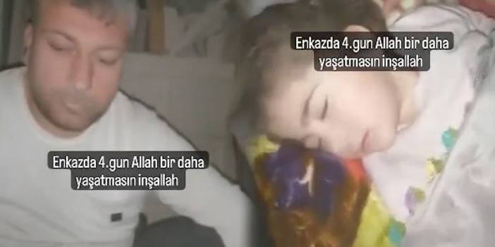 Enkaz altında dört gün: Yaşadıklarını kayıt altına aldılar