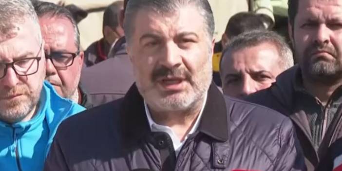Bakan Koca deprem sebebi ile tedavi gören hasta sayısını açıkladı