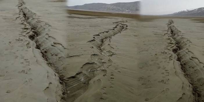 Deprem sonrası zemin sıvılaşması böyle görüntülendi