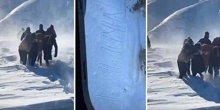 Film gibi bir hayatta kalma mücadelesi... Kara 'Yardım et' yazarak kurtuldular