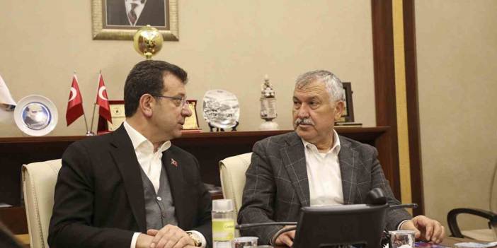 İmamoğlu'ndan Zeydan Karalar'a ziyaret: Depremi unutturmamalıyız