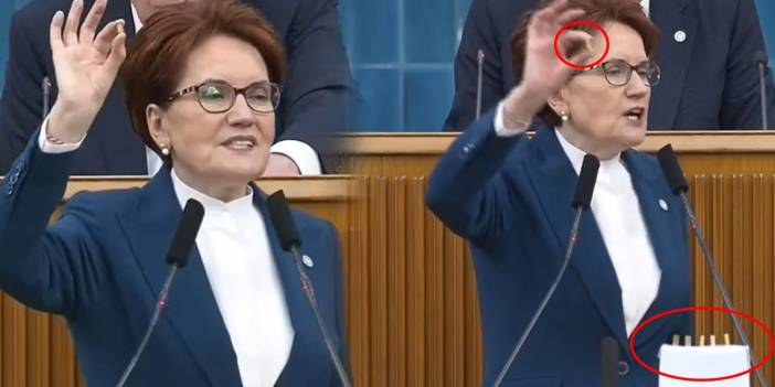Akşener, kürsüde tek tek gösterip yere fırlattı: Bizi bu kurşun mu sindirecek?
