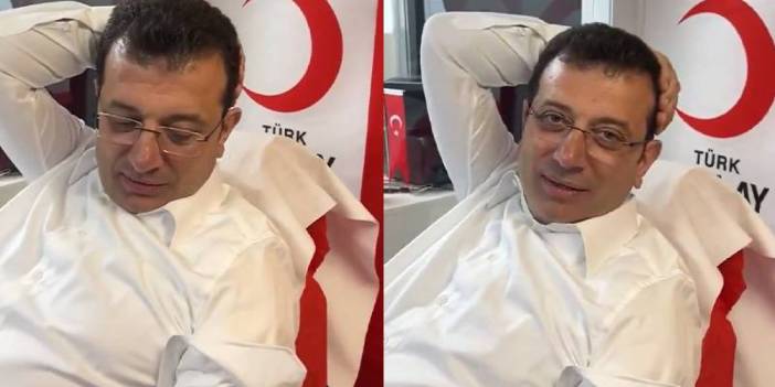 İmamoğlu Kızılay'a kan bağışında bulundu