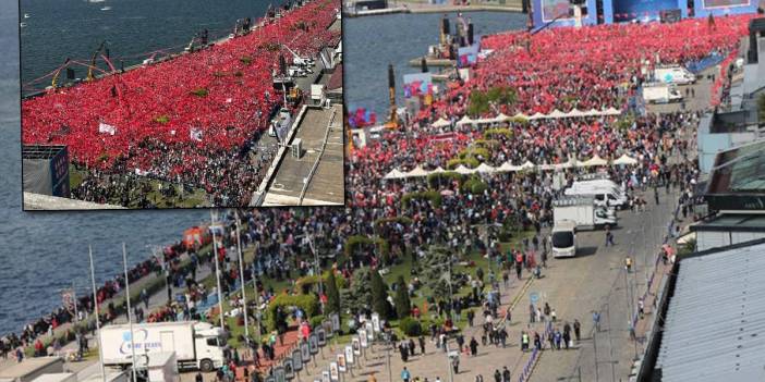 İzmir mitingi başlamadan alan doldu: Cumhur İttifakı'nın mitingi boş kalmıştı