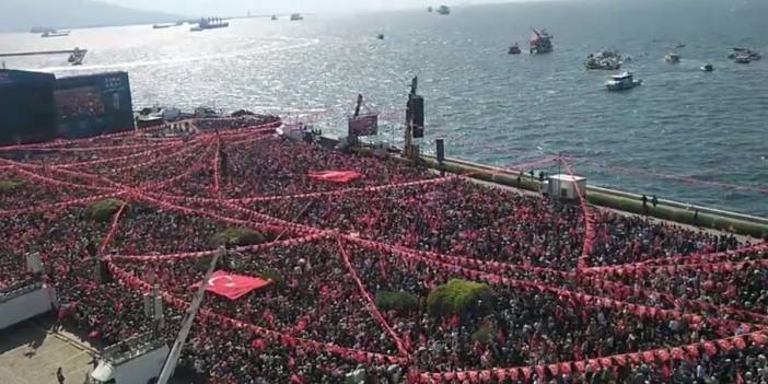 Altı liderden İzmir'de gövde gösterisi: Alan doldu taştı