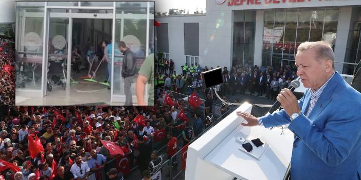 Erdoğan açılışını yaptmıştı: Defne Devlet Hastanesi'ni su bastı