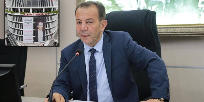 Tanju Özcan belediye binasına pankart astı: Geldiğiniz gibi gidin