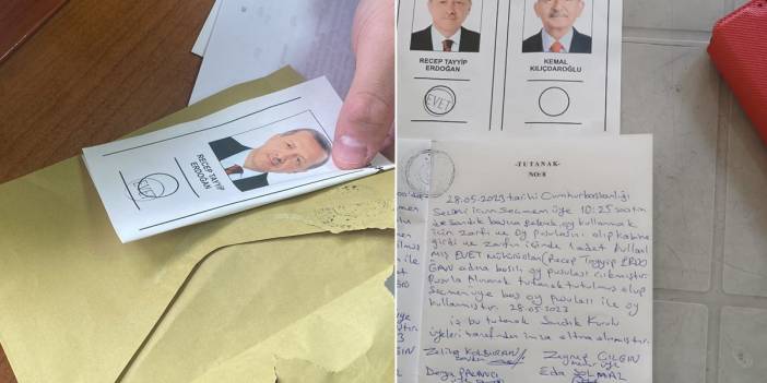 Usulsüzlük iddiası bu kez İzmir'den! Boş zarftan Erdoğan tercihli pusula çıktı