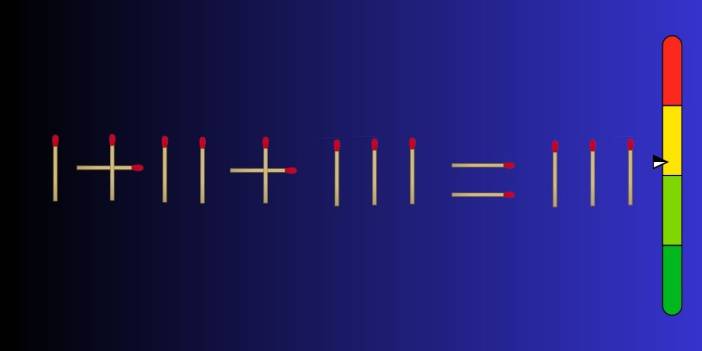 Zeka Oyunu: Bu kibrit çöpü bulmacasını 15 saniyede çözebilir ve IQ'nuzu kanıtlayabilir misiniz?