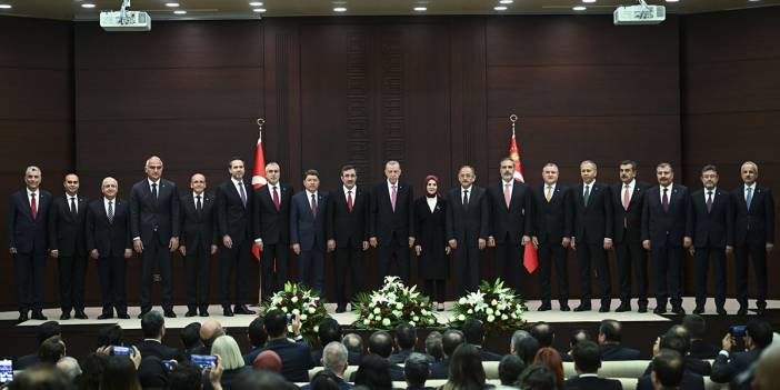 Erdoğan yeni bakanlar listesini açıkladı
