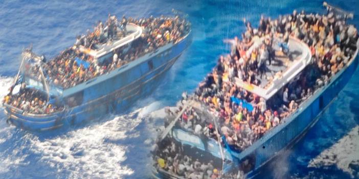 Faciaya bir kala! 79 göçmene mezar olan teknenin son görüntüleri