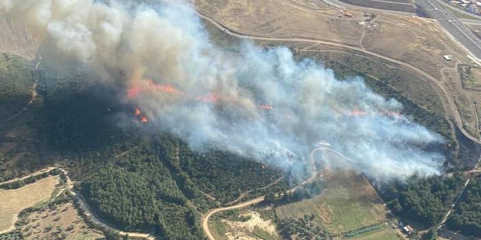 İzmir'de korkutan yangın