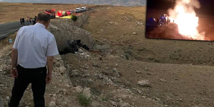 Şarampole uçan kamyon alev topuna döndü: 4 ölü, 2 yaralı