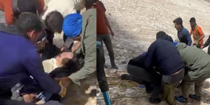 Cilo'da buzullar kırıldı 4 kişi dehşeti yaşadı: Ne kadar elbise varsa yarıklara attık