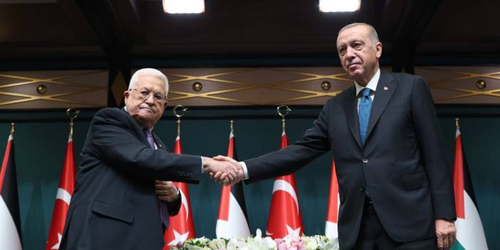 Erdoğan ile Abbas görüştü: Kalıcı barışın tek yolu iki devletli çözümdür