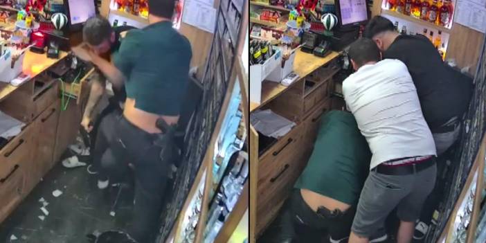 Tekel bayisinde kan donduran anlar kamerada: 'Babanı çağır' deyip kurşun yağdırdılar!