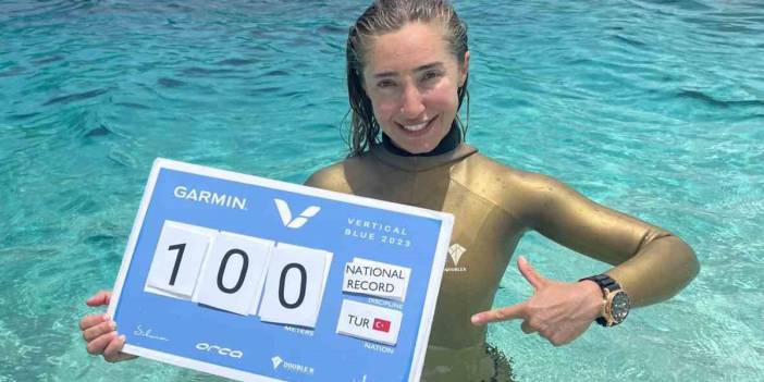 Milli sporcu Şahika Ercümen'den 100 metre rekoru