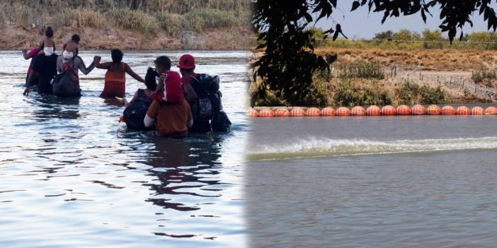 ABD’nin ‘insanlık dışı’ uygulaması sonuç vermiyor: Meksika sınırındaki şamandıralar göçmenleri durdurmadı