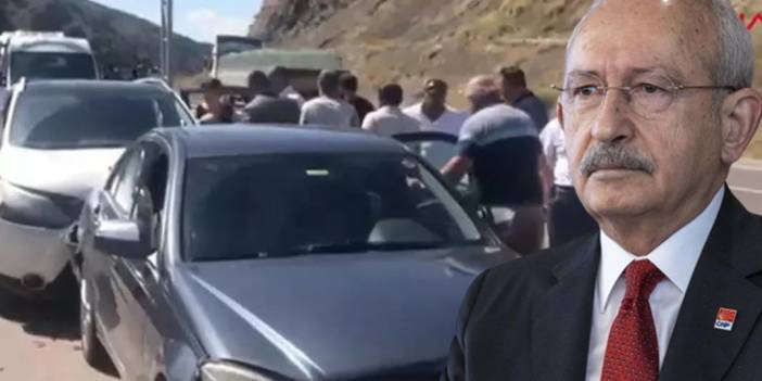 Kılıçdaroğlu'nun konvoyunda kaza: İkisi gazeteci dört yaralı