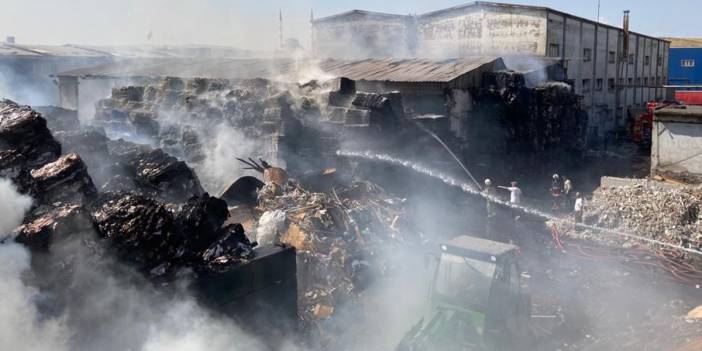 Ankara’da geri dönüşüm fabrikasında yangın