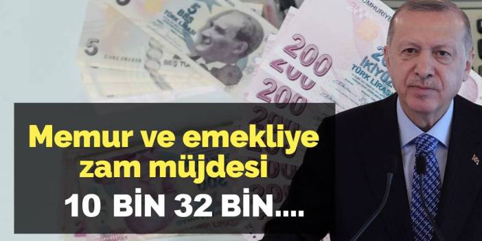 Memur ve emekli zammıyla ilgili ipucu geldi! 10 bin lira, 32 bin lira... Erdoğan talimatı verdi tarih ve rakam netleşti
