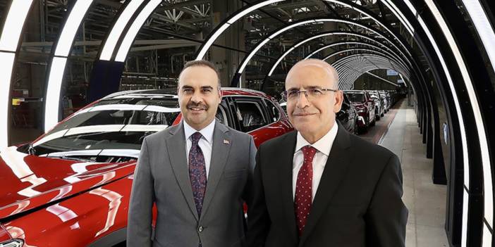 Bakan Şimşek'ten Togg fabrikası paylaşımı: Gerçekten çok etkileyici