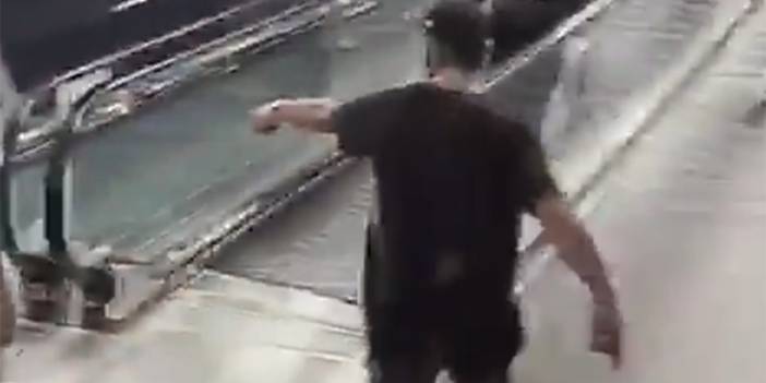 Gayrettepe metrosunda sabotaj! Yürüyen yolu durdurdular