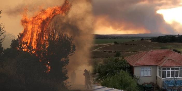14 gündür sönmeyen ateş Edirne'de: Komşudaki yangın sınır köylere dayandı