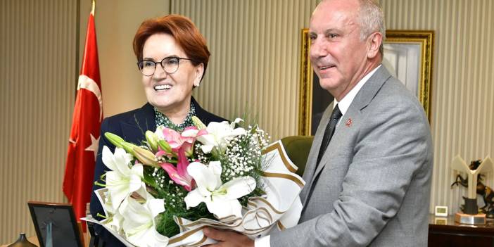 Meral Akşener ve Muharrem İnce bir araya geldi