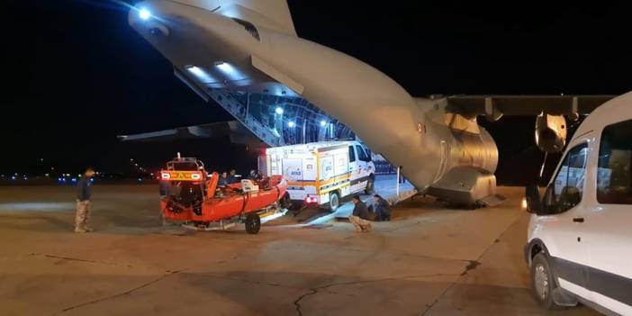 Libya'ya gidecek ilk yardım uçağı Ankara'dan hareket etti