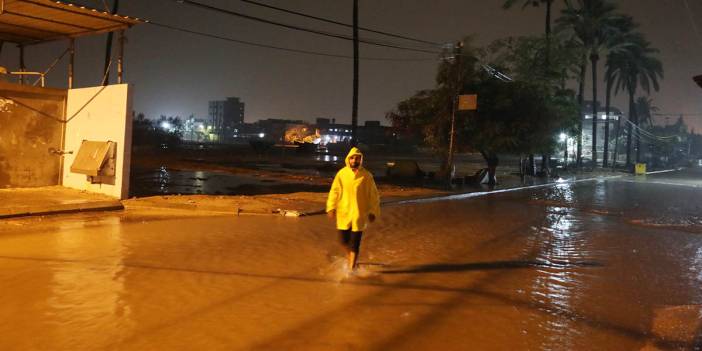 Abluka altındaki şehirde su baskınları yaşandı: 'Daniel' kabusu Gazze'de