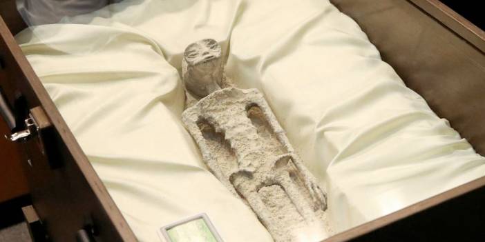 Meksika kongresinde 'uzaylı' sergisi