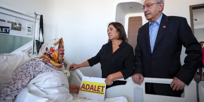 Kılıçdaroğlu'ndan hastanedeki Emine Şenyaşar'a ziyaret: Adalet arayacağım