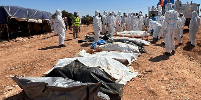 Libya'da su yakınındaki toplu mezarlarda salgın riski